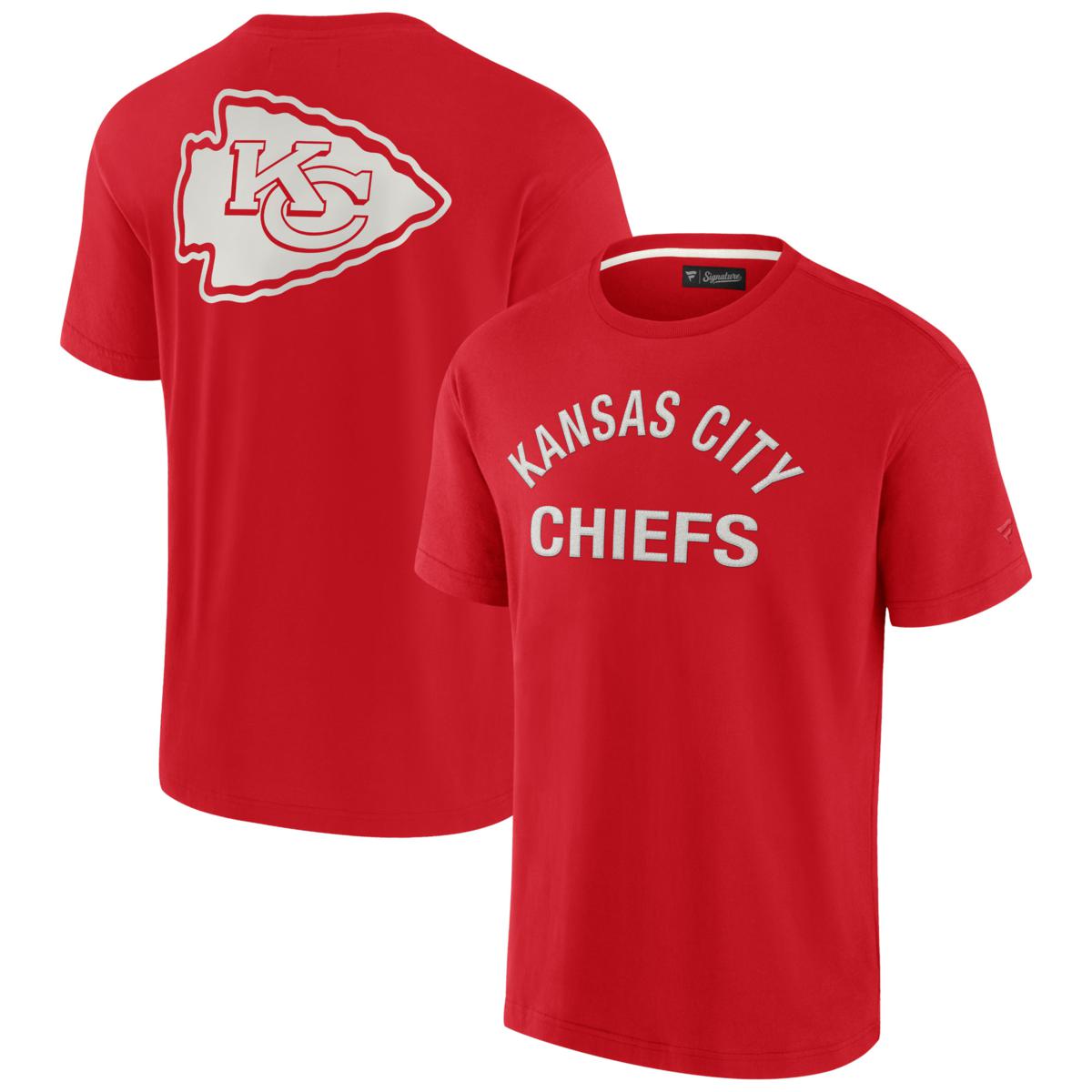 Unisex Fanatics Signature Red Kansas City Chiefs Super Soft Short ...