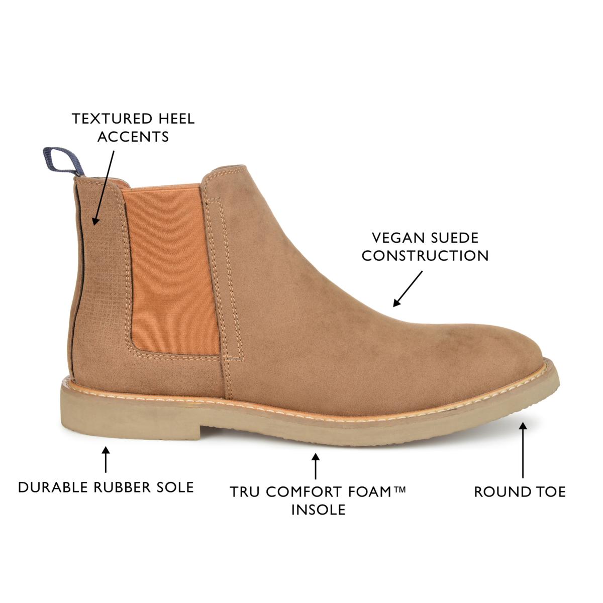 Vance Co. Men\'s Durant Chelsea Boot Vegan 9M Amazon.com | Vance Co. Men main image 2