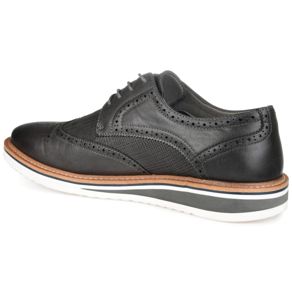 New Vance Co. Drake Men\'s Wingtip Dress Shoes Oxford Shoe 10 Whitaker Wingtip Hybrid Dress Shoe | Vance Footwear main image 2