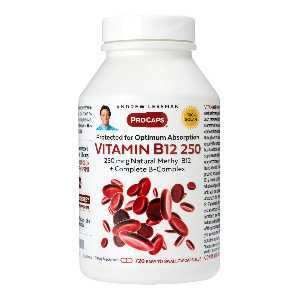 Vitamin B12-250 - 720 Capsules