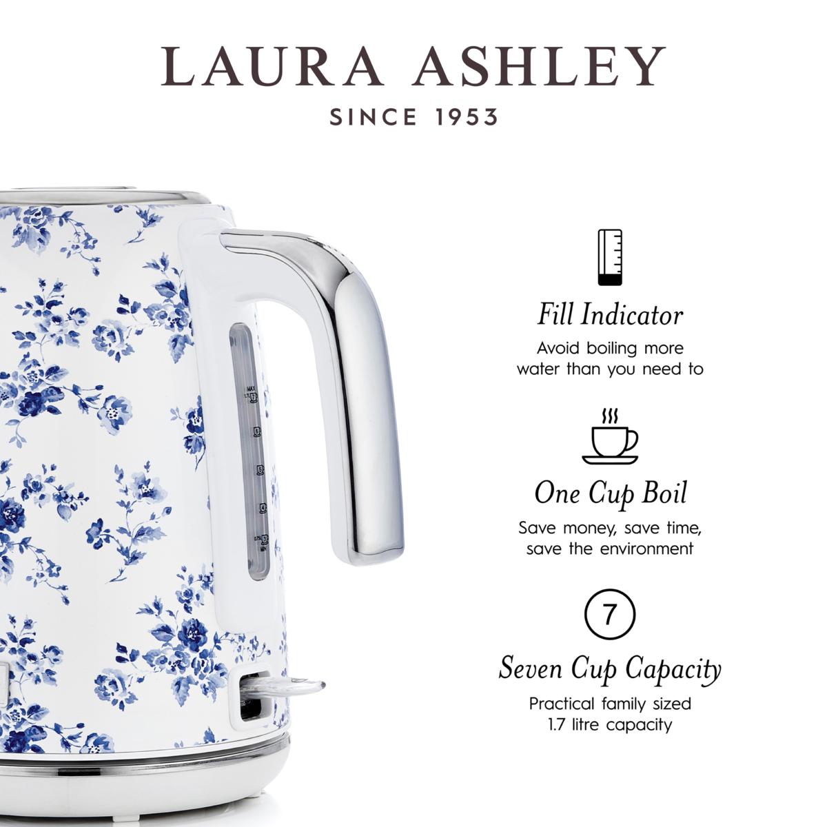 VQ Laura Ashley Cordless Electric Jug Kettle | HSN