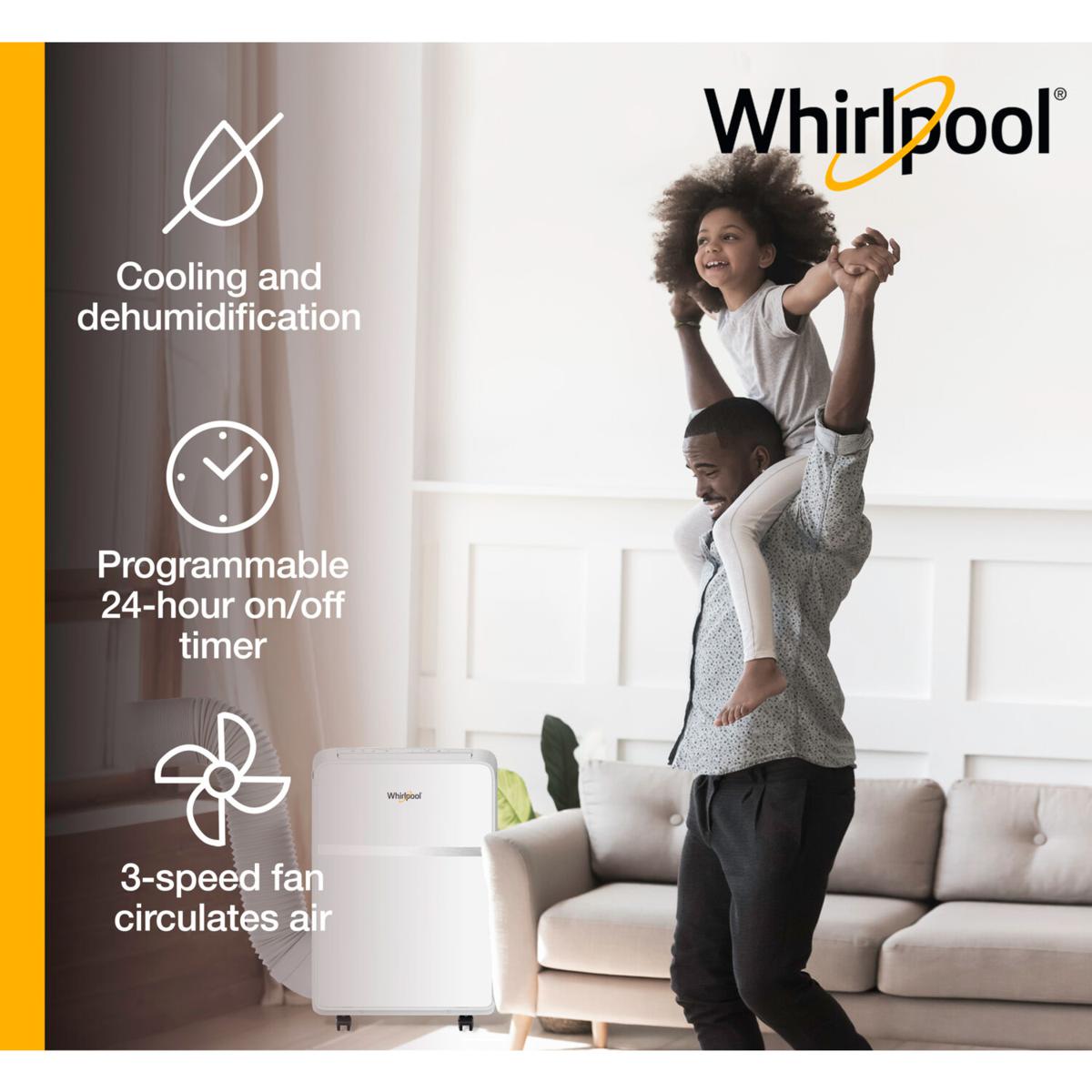 whirlpool 14000 btu portable air conditioner