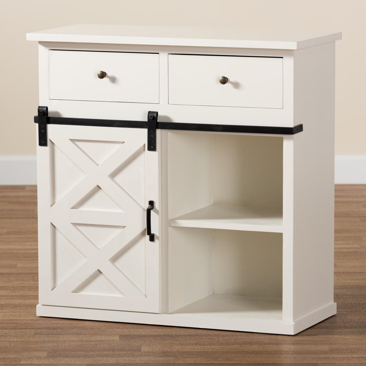 Shop Baxton Studio Jaela Modern and Contemporary White Finished