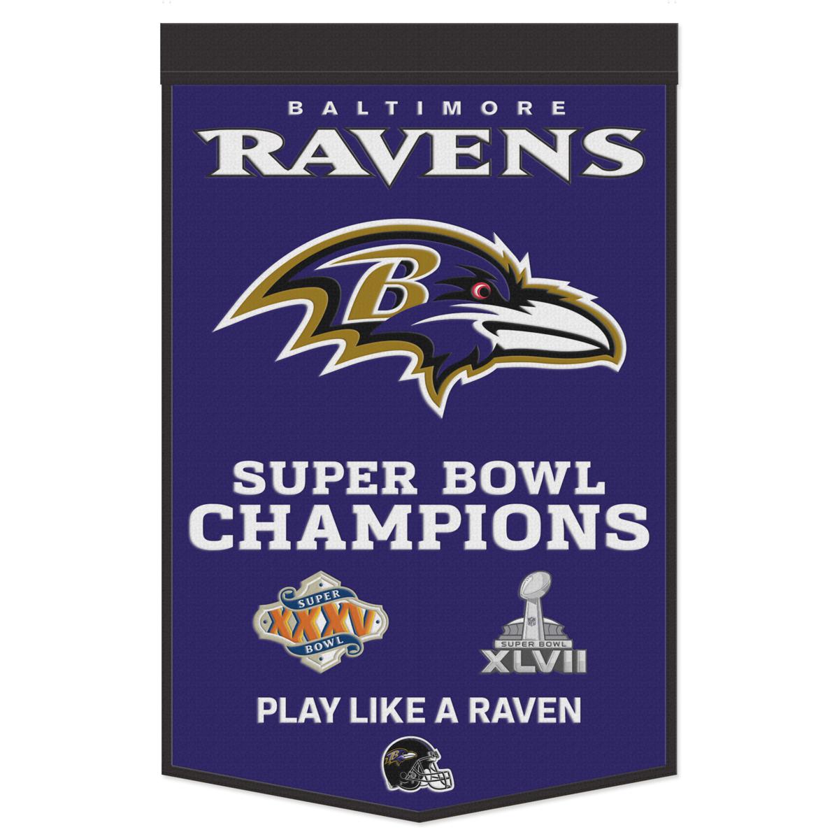 NFL Baltimore Ravens Super Bowl Champions Decal/Sticker