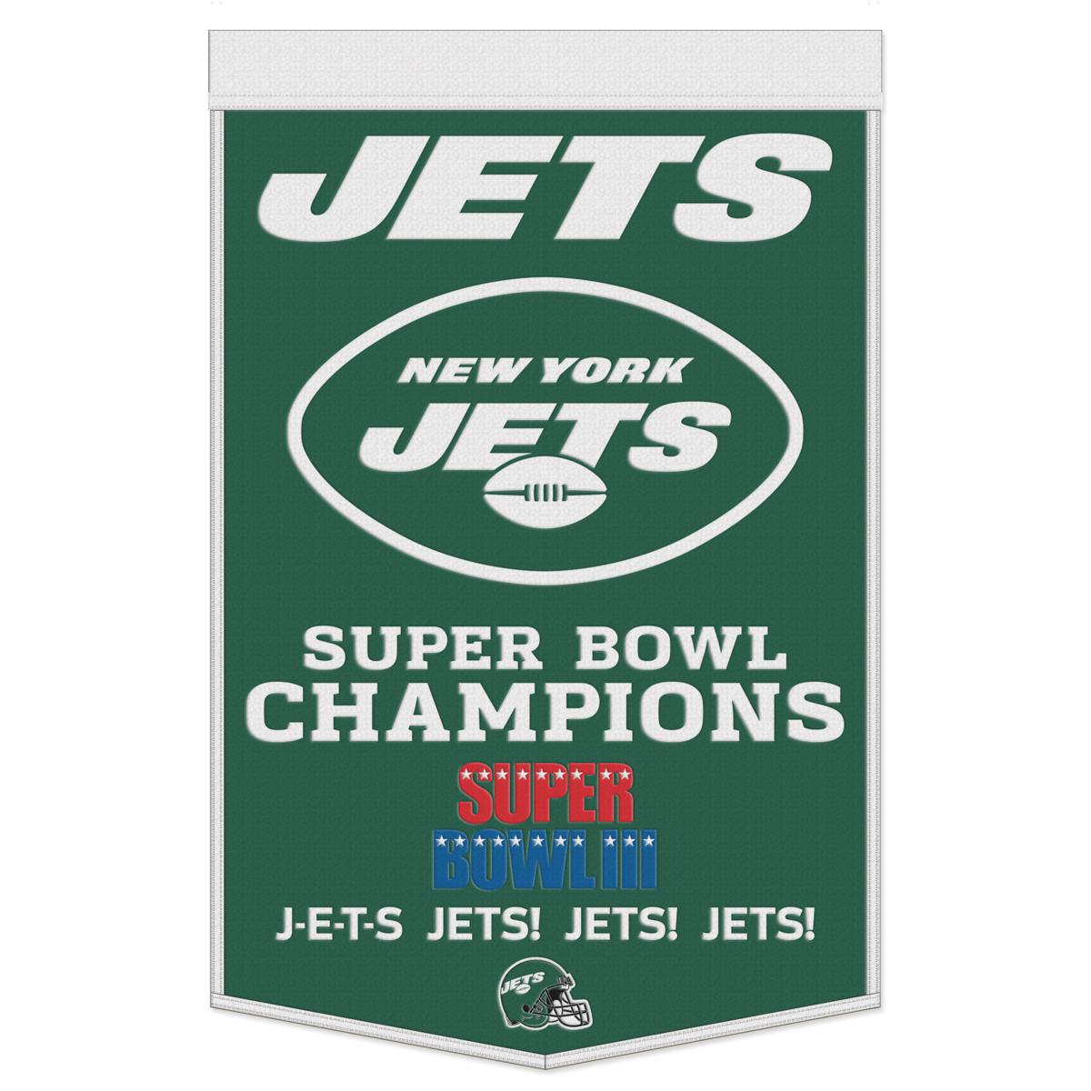 Officially Licensed NFL New York Jets Distressed State w/ Logo