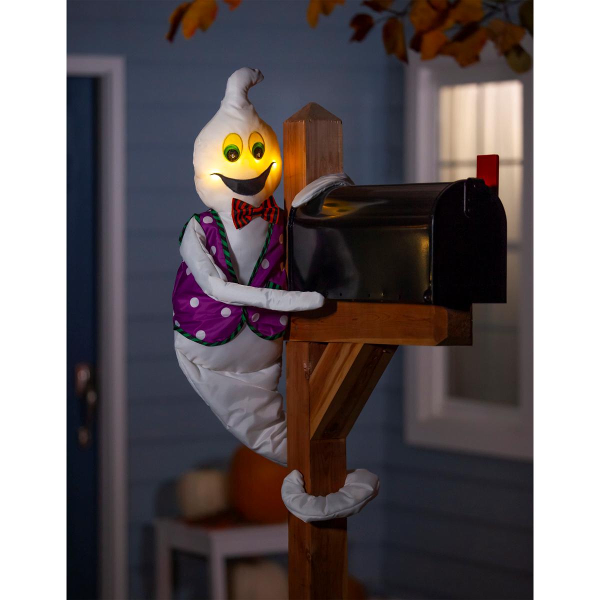 Wind and Weather Halloween LED Fabric Post Hugger 20405595 HSN