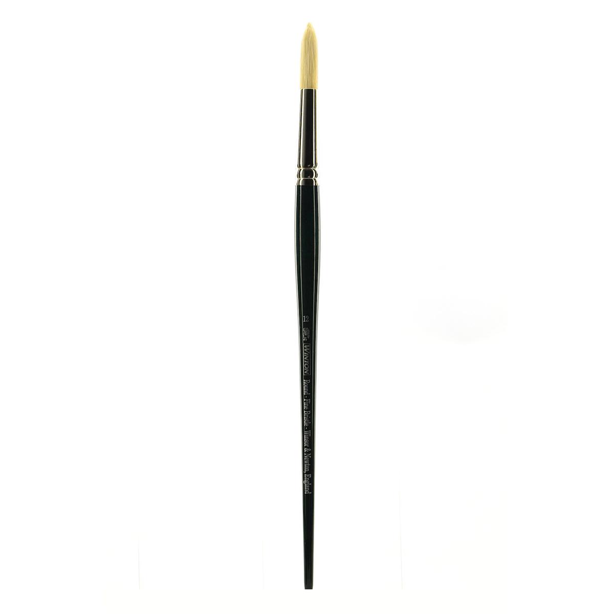  Winsor & Newton Artists' Oil Hog Paint Brush, Long Handle Size  2, Flat