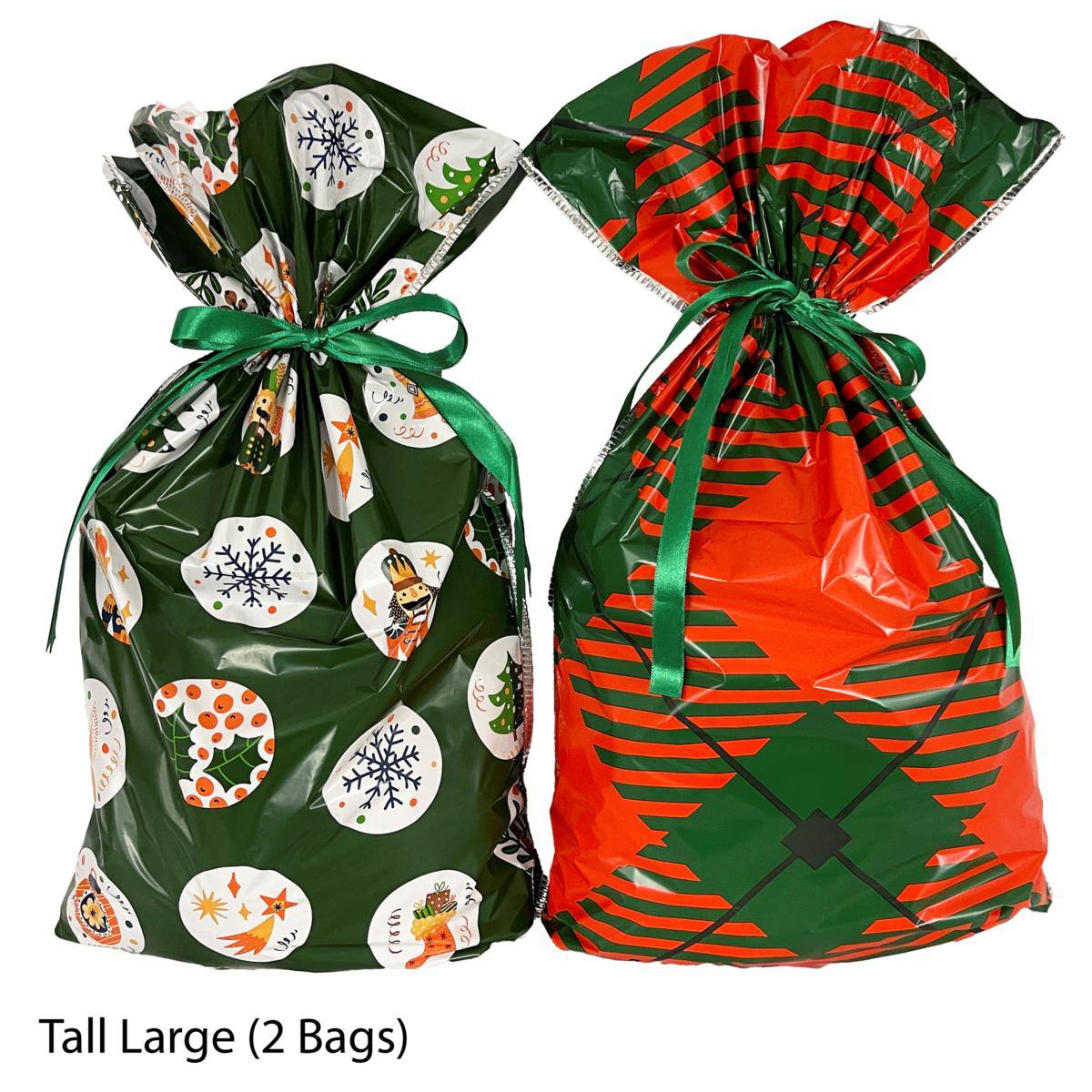 Tags On Sale CLEARANCE Merry Christmas Santa Claus Gift Bags
