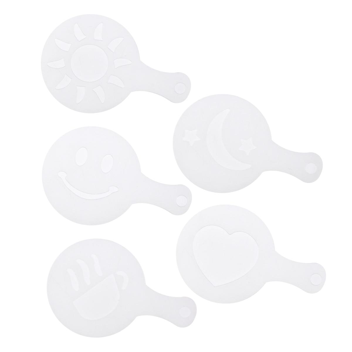 Wolfgang Puck 3-piece Frother Sets with 5-piece Stencil Sets