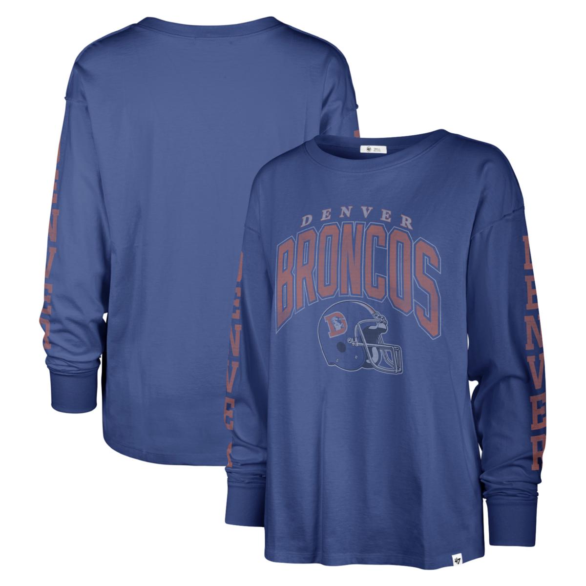 Womens long shop sleeve broncos shirt