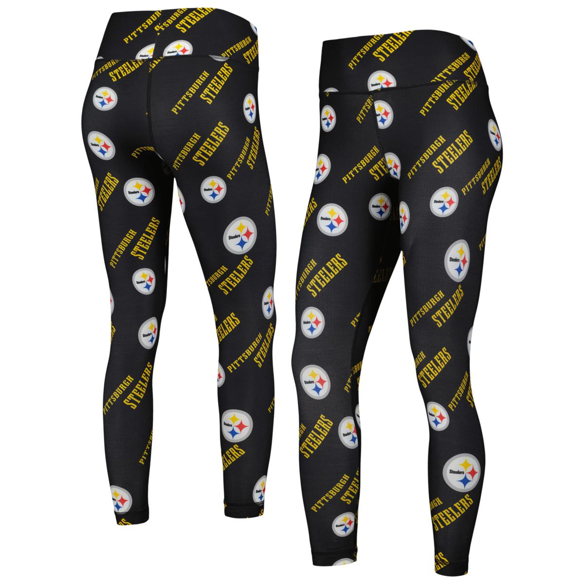 Women's Concepts Sport Black Pittsburgh Steelers Breakthrough Allover ...