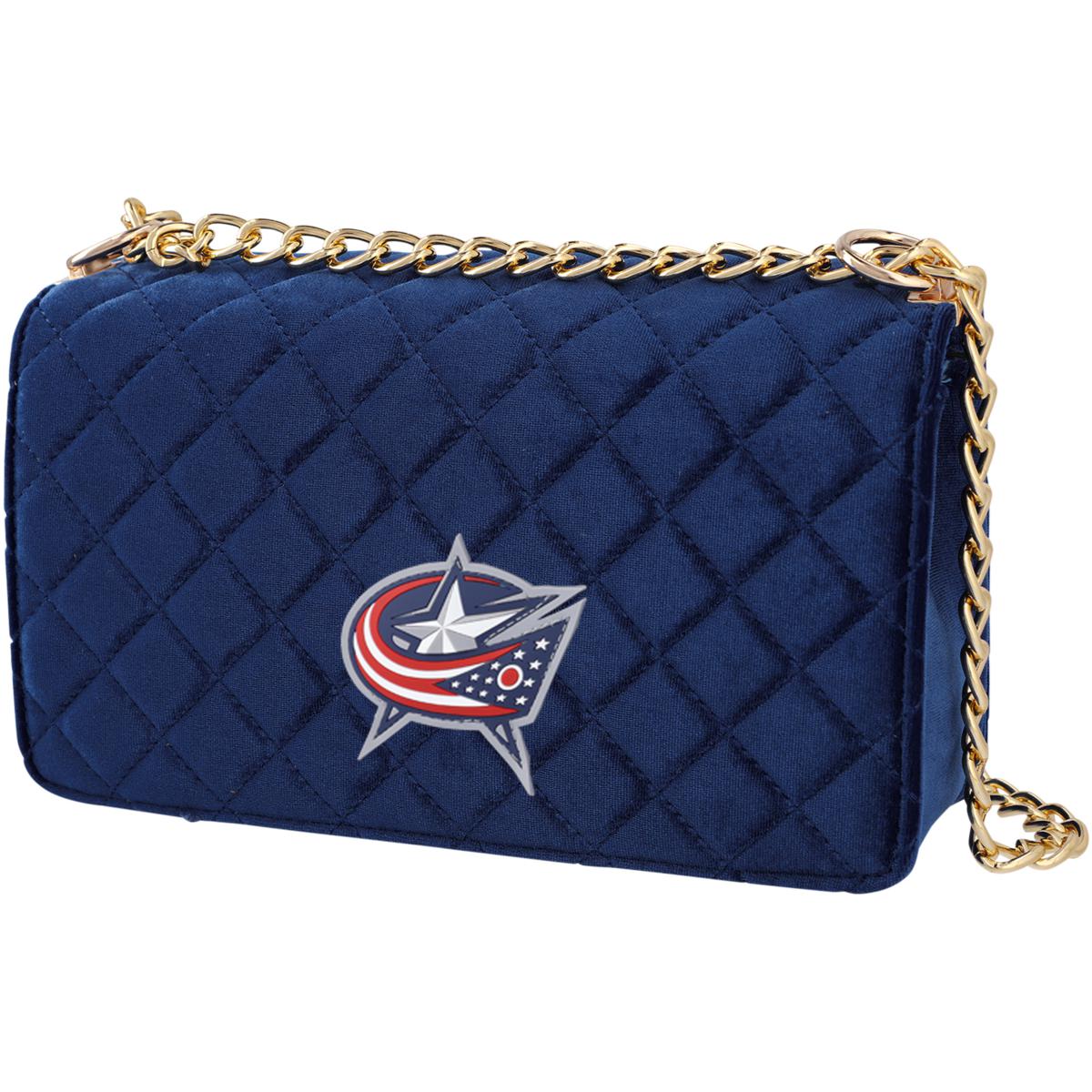 Women's Cuce Columbus Blue Jackets Velvet Team Color Bag - 21926209 | HSN