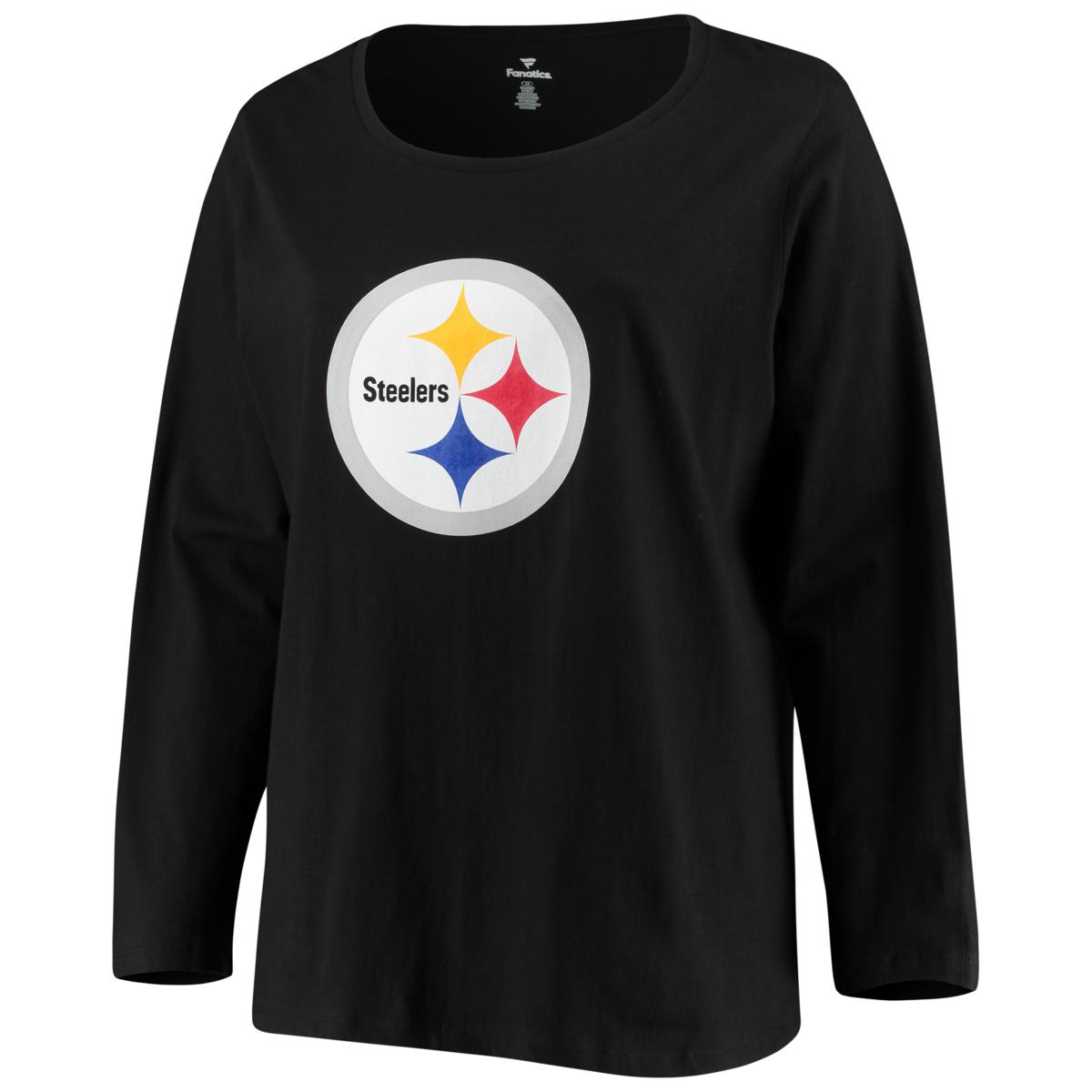 Women's Fanatics Branded Black Pittsburgh Steelers Wordmark