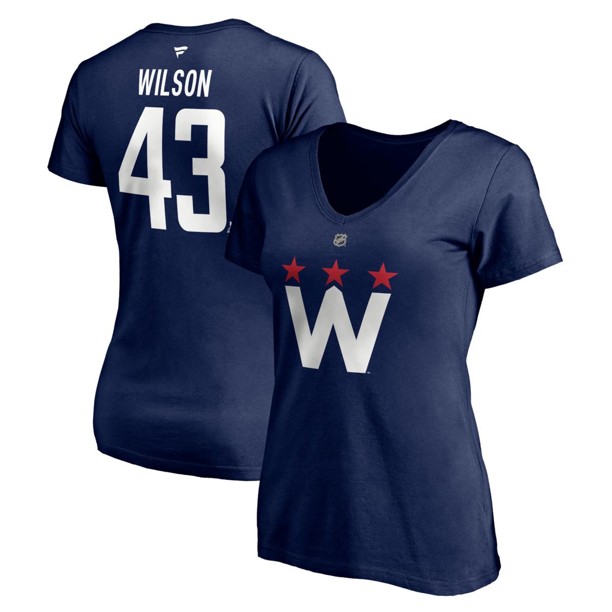 Women's Fanatics Branded Tom Wilson Navy Washington Capitals 2020/21 ...