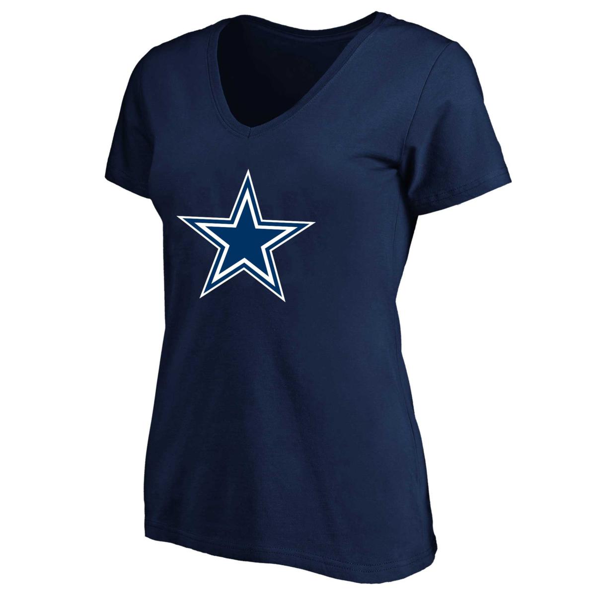 Women's Fanatics Micah Parsons Navy Dallas Cowboys Plus Size Player Name &  Number V-Neck T-S