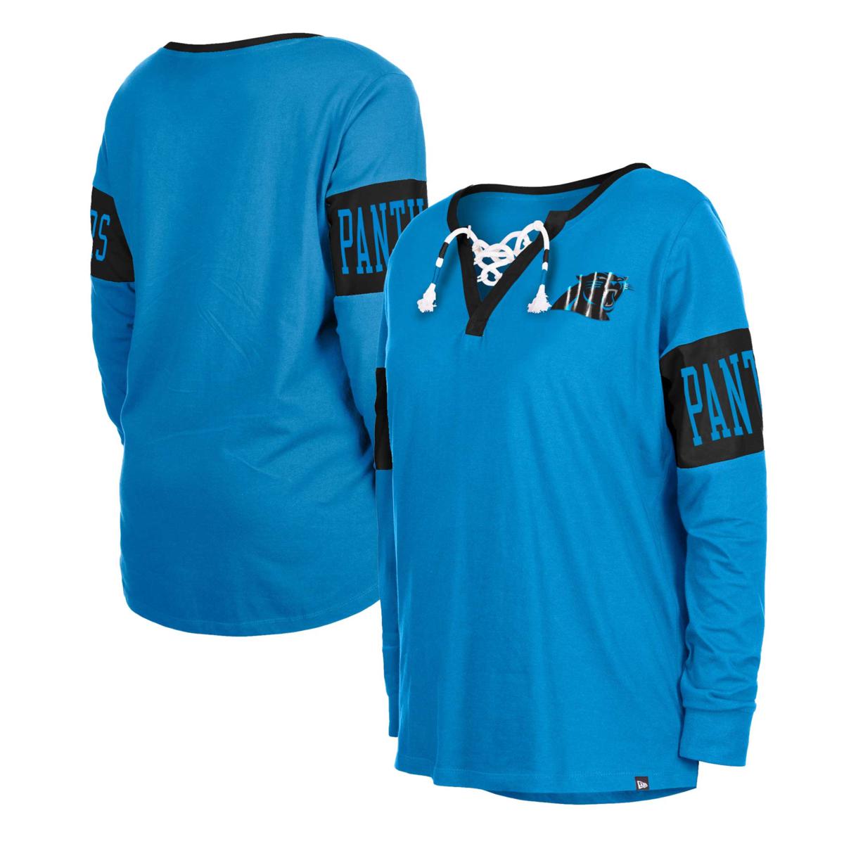 Womens panthers clearance long sleeve shirt