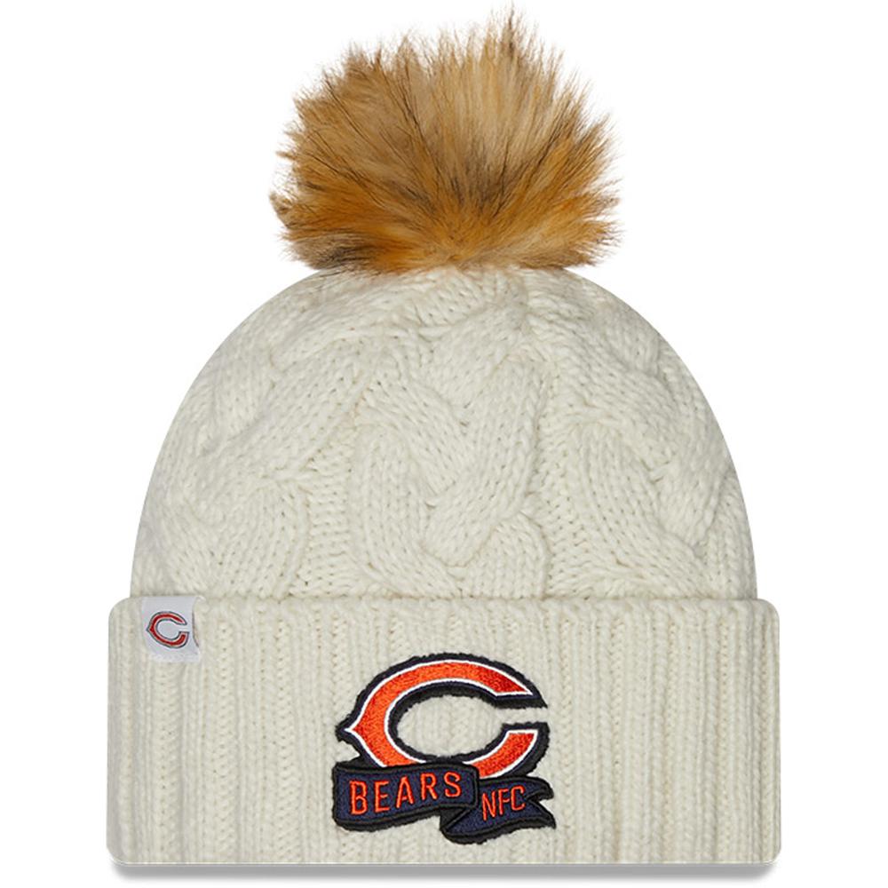 New Era Women's Chicago Bears Salute to Service Black Knit Beanie