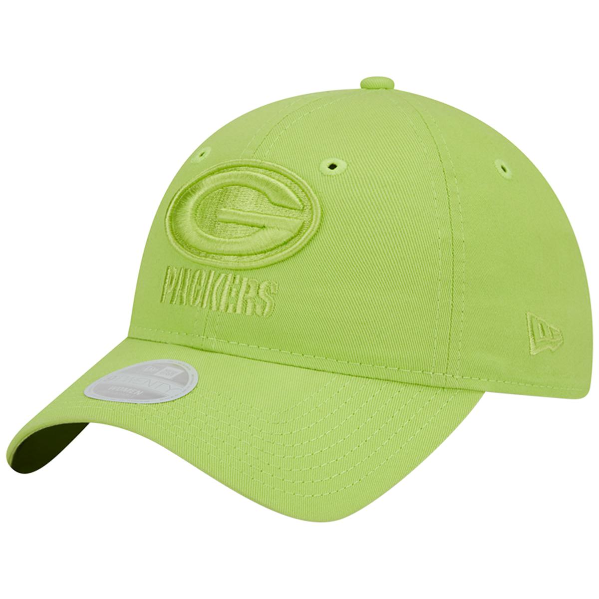 Women's New Era Green Bay Packers Color Pack Brights 9TWENTY Adjustable Hat