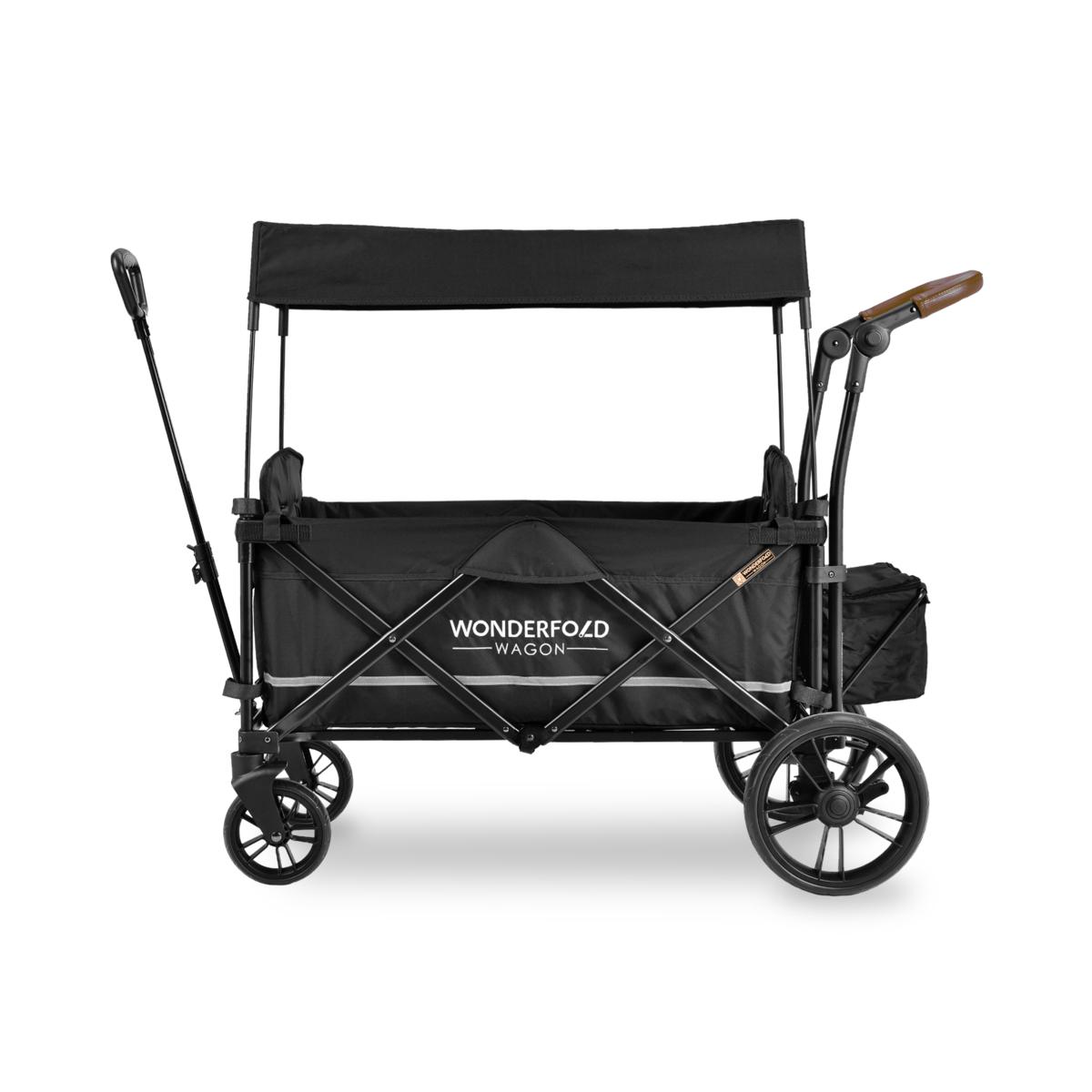 wonderfold push double stroller wagon