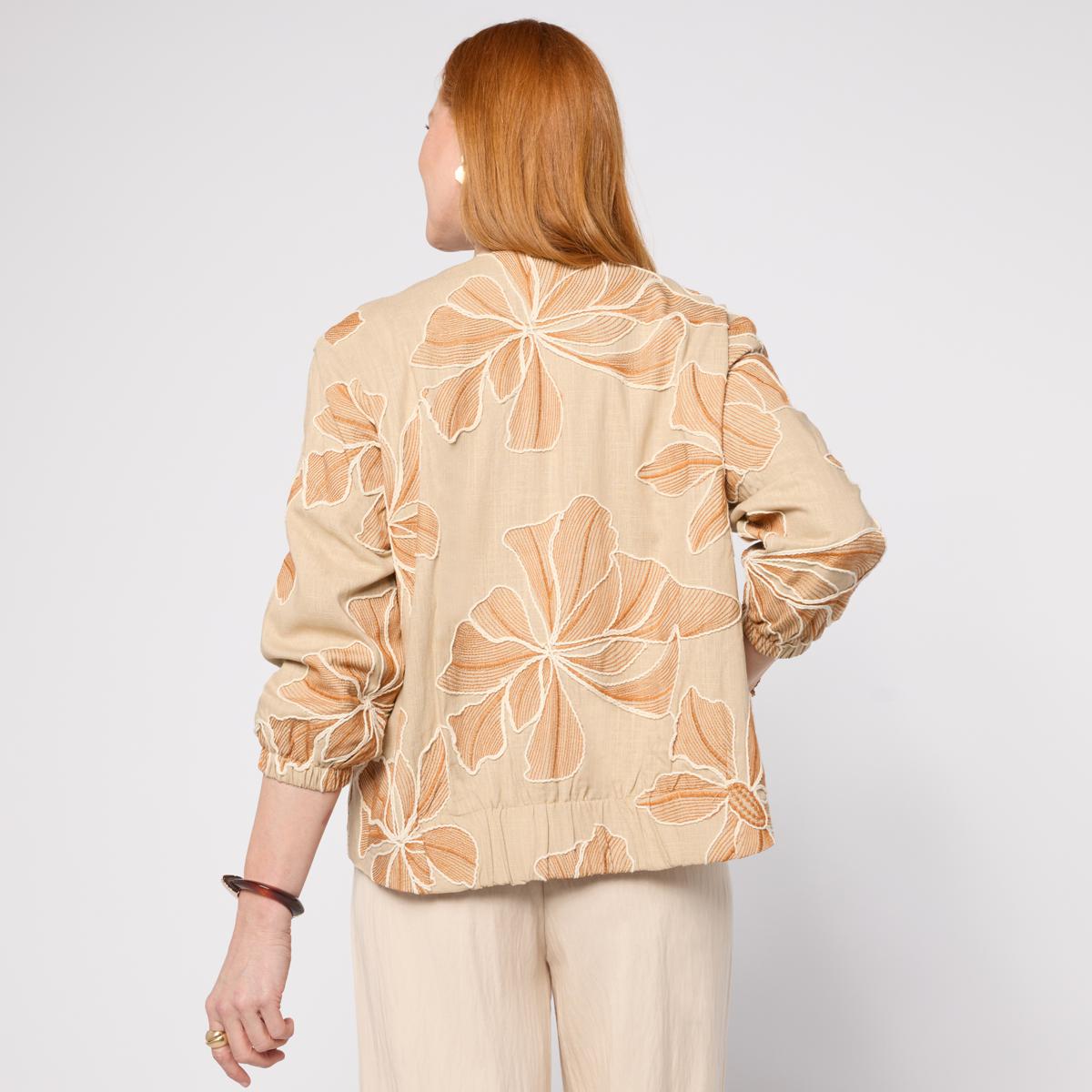 WynneCollection Embroidered Jacket | HSN