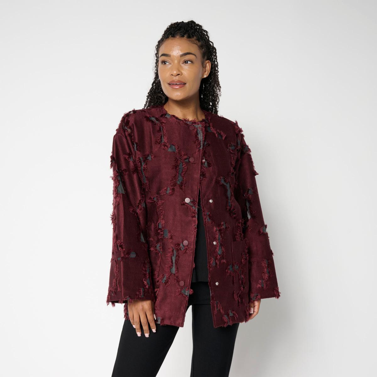 lace sleeve jacket / acka 1度着用】acka lace sleeve jacket 1度着用