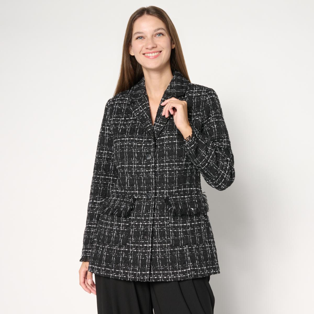 ★専用★ NO COLOR TWEED JACKET CRUSH Collection | METALLIC TWEED JACKET | Women's Tweed