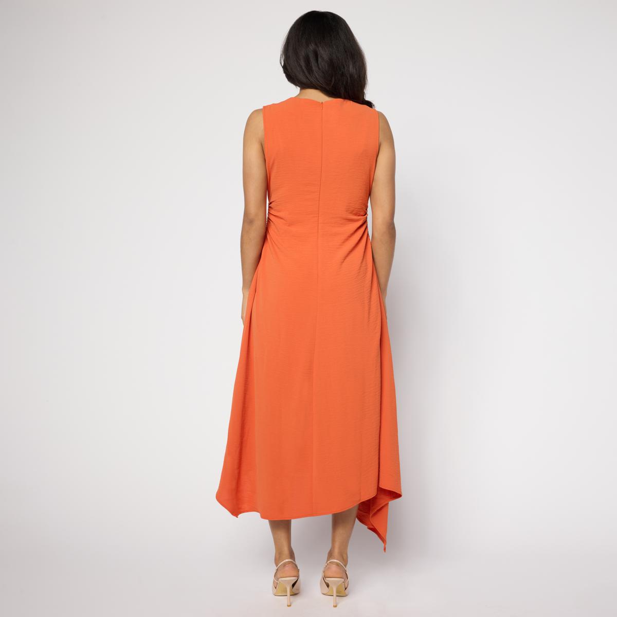 MarlaWynne WynneCollection V-Neck Sleeveless Asymmetric Hem Dress - Black - Size X-Small MarlaWynne WynneCollection V-Neck Sleeveless Asymmetric Hem Dress - Black - Size X-Small