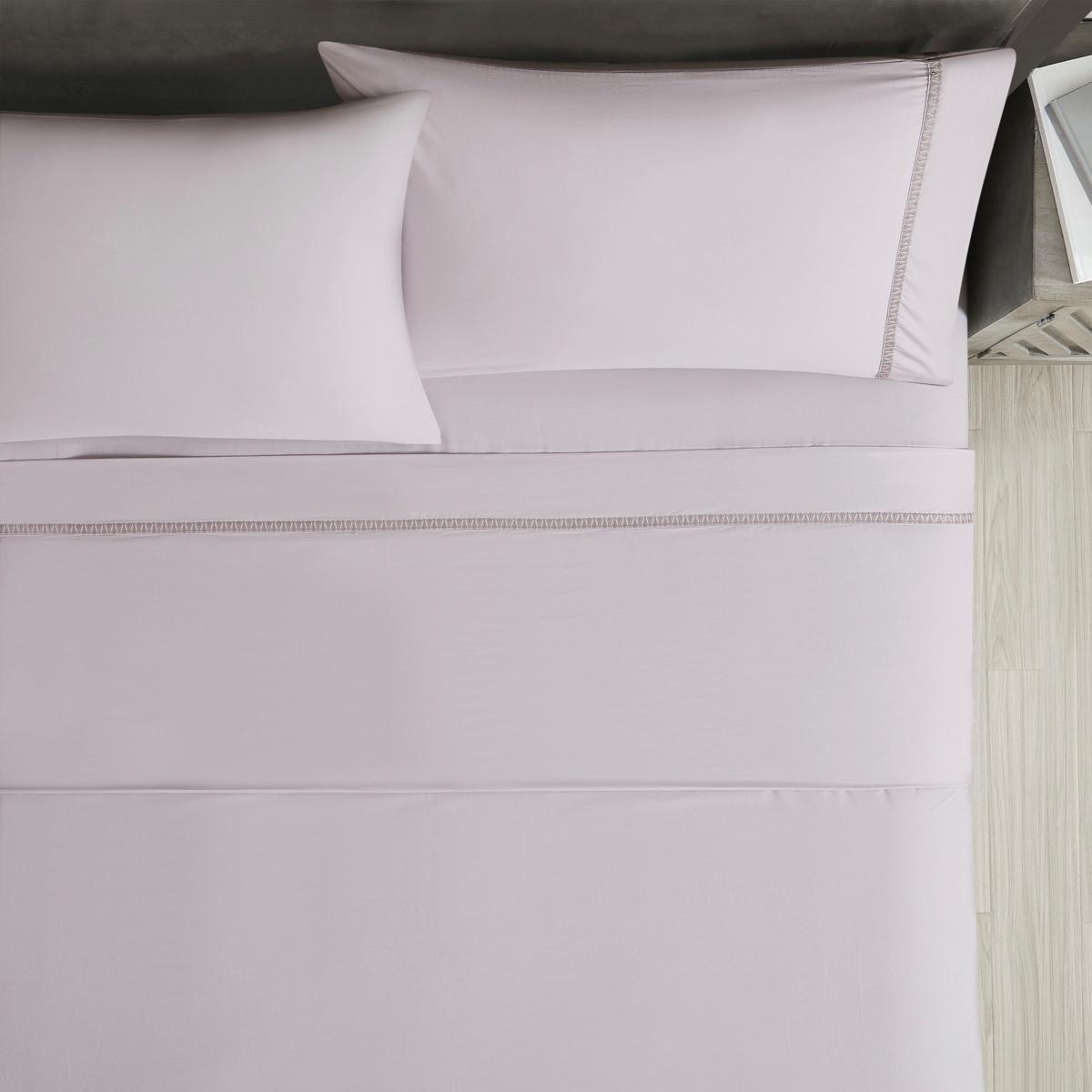 WynneHome 300TC Cotton Percale 4-piece Queen Sheet Set