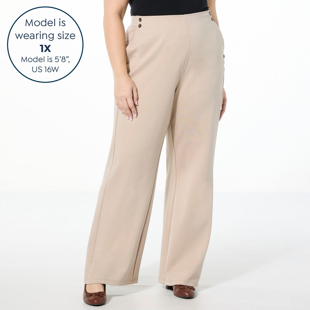 WynneLayers 360stretch Pant with Button Detail - 23340458 | HSN