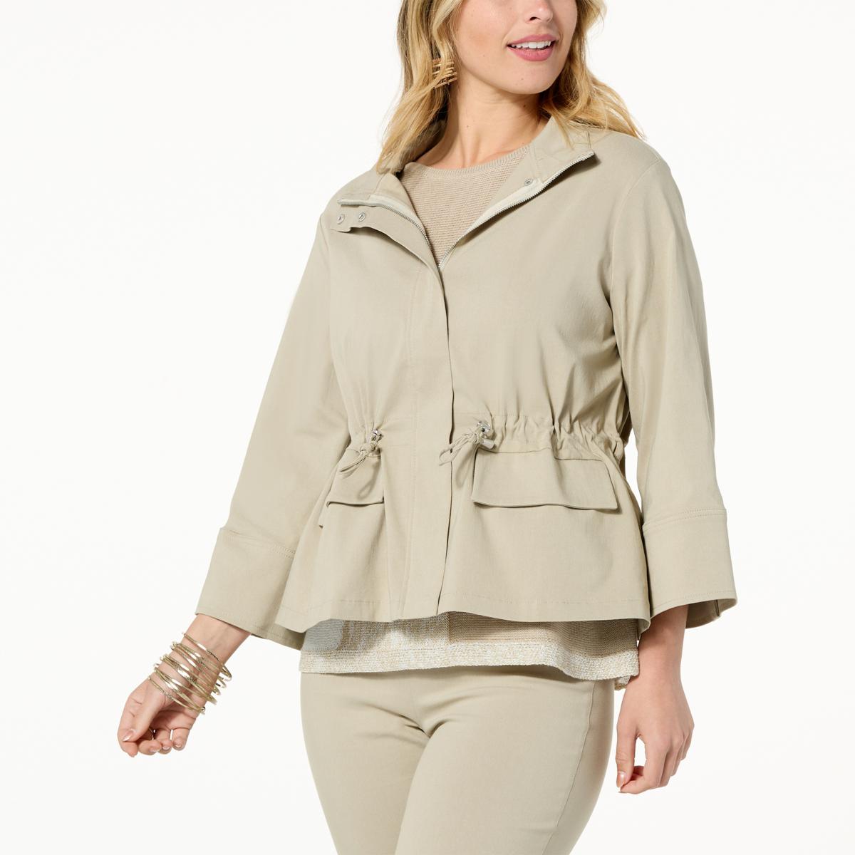 WynneLayers FlatterFIT Snap Jacket - 20709409 | HSN