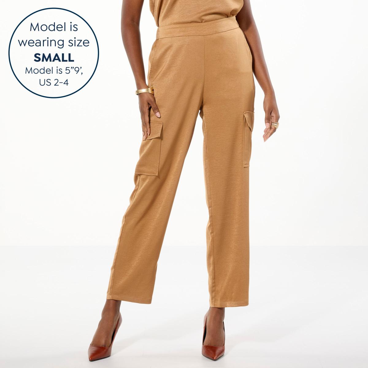 WynneLayers Hammered Satin Cargo Pant - 22877961 | HSN
