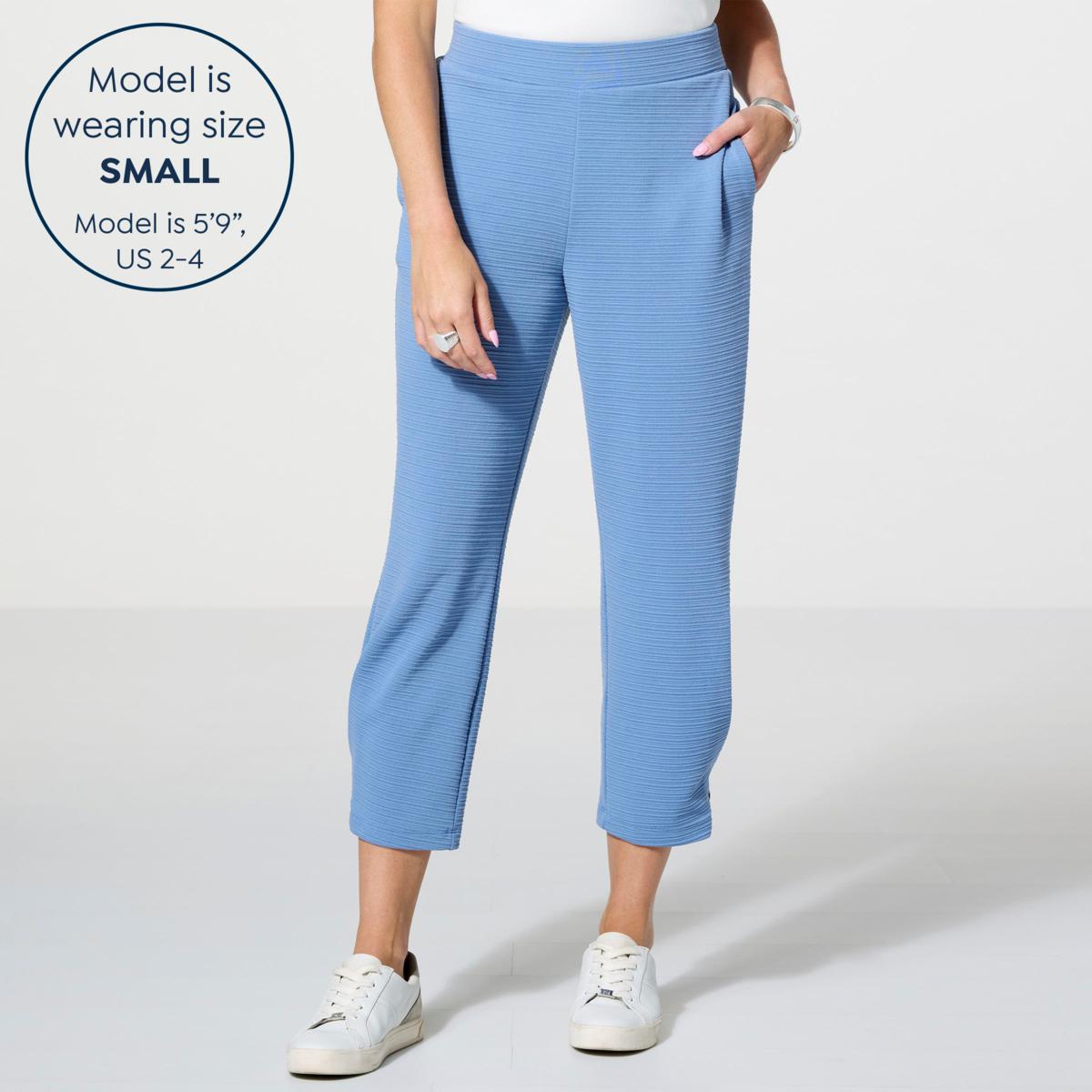 WynneLayers Ottoman Knit Button Hem Pant - 22347226 | HSN