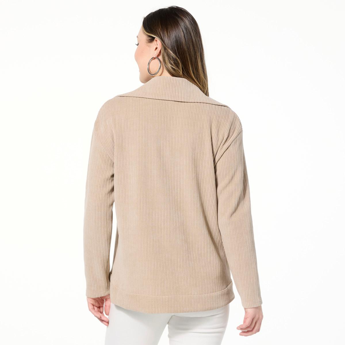 WynneLayers Plush Ottoman Knit Jacket | HSN