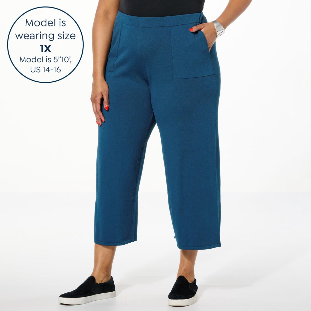 WynneLayers Sweater Knit Cropped Pant - 22878170 | HSN