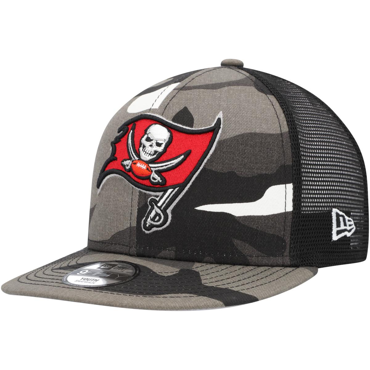 Tampa Bay Buccaneers New Era Trucker 9FIFTY Snapback Hat - Camo/Olive