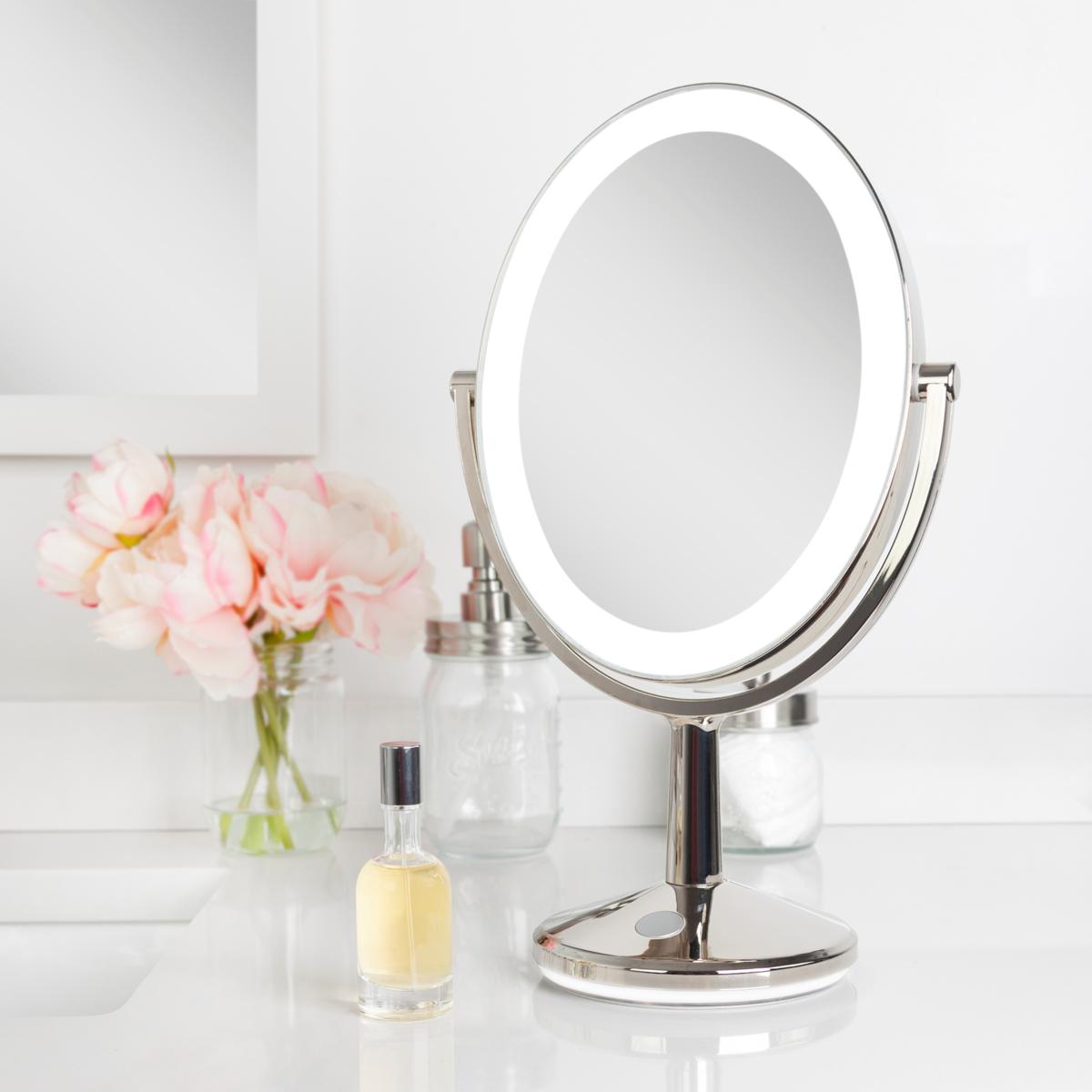 Fancii Vera Rechargeable Rose Gold Vanity Mirror w/ 3 Light Settings