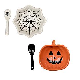 10 Strawberry Street Dip Serving Set, Dip Bowl & Spreader