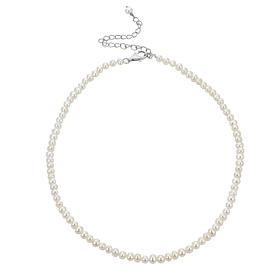 13" 3-4mm Cultured Freshwater Pearl Choker Necklace