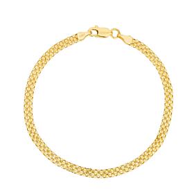 14K 3-Row 7 1/4" Bismark Bracelet