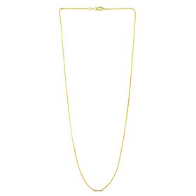 14K Yellow Gold 0.87mm Box Chain Necklace - 20"