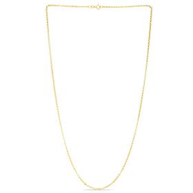 14K Yellow Gold 1.9mm Rolo Link Chain - 16"