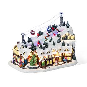 16"H Christmas Oversized Resin Lighted Table Village Decor