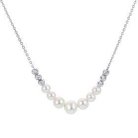 18" 4mm Cultured Freshwater Pearl Graduated Bead Necklace