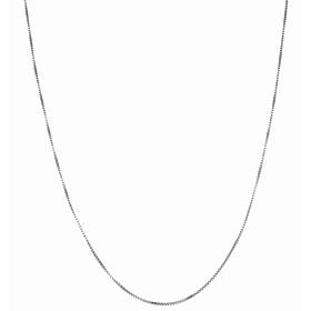 20" Sterling Silver 1.3mm Box Chain Necklace