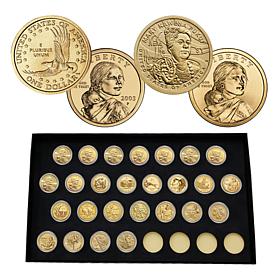 2000-2025 Sacagawea/Native American Golden Dollar 25th Anniversary Set