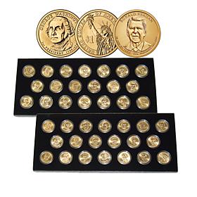 2007-2016 BU Complete 40-Coin Presidential Dollar Set