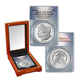 2023-S PR70 ANACS Advance Release Morgan Silver Dollar Coin