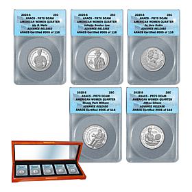 2025-S PR70 DCAM ANACS Advance Release LE 116 American Women Proof Set