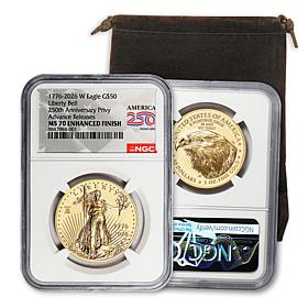2026 $50 Gold American Eagle Enhanced Uncirculated NGC 70 AR