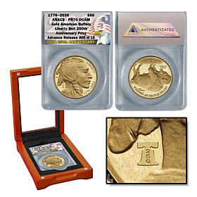 2026 ANACS PR70 $50 Gold Buffalo Advance Release LE 15, 1779-2026